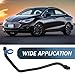 Flygun 1 PC Car Coolant Hose, Bendable Durable Automotive Radiator Hose for Engine, High Performance Vehicle Seal Pipe, Compatible with Cruze Opel Replacement OEM #13251447 1340838 (Black)