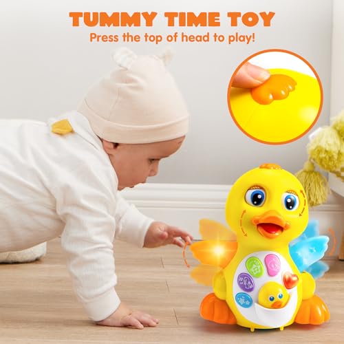 Joyin 10706 Baby Toys Duck, Infant Musical Toys 18+ Months, Tummy Time Toys With Music & Lights, Light Up Learning Toys thumb #5