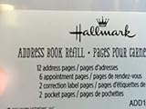 Hallmark Address Books ADD1109 Address Book Refill Pages [Office Product], Model:, Office...