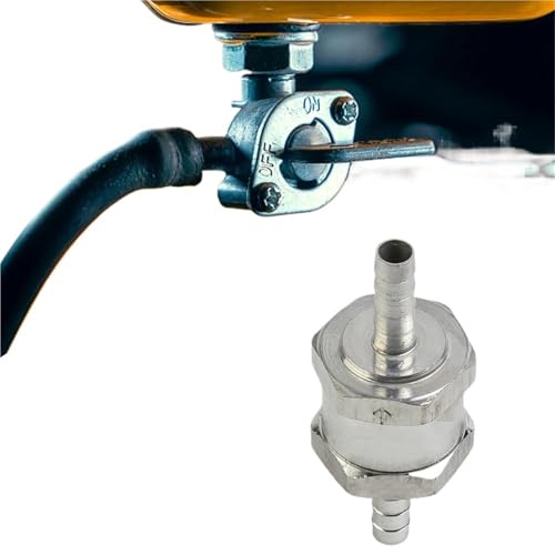 Valve anti-retour alu contre le reflux d'essence pour carburateur de 6mm