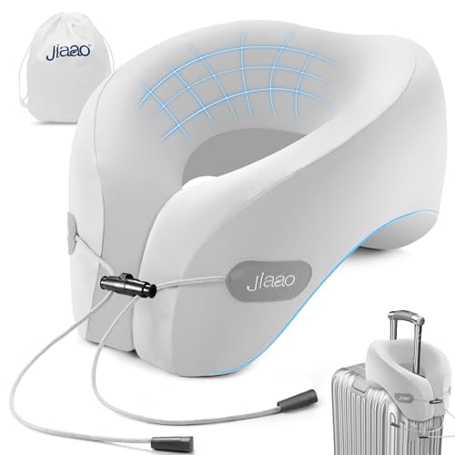 jiaao Memory Foam Travel Neck Pillow