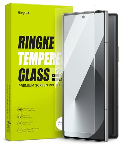 【Ringke】Galaxy Z Fold 6 ガラスフィルム COVER DISPLAY GLASS 硬度9H 画面保護 全面保護 液晶保護 保護ガラス 強化ガラス Galaxy Z Fold6 (SC-55E / SCG28) ギャラクシーZフォールド