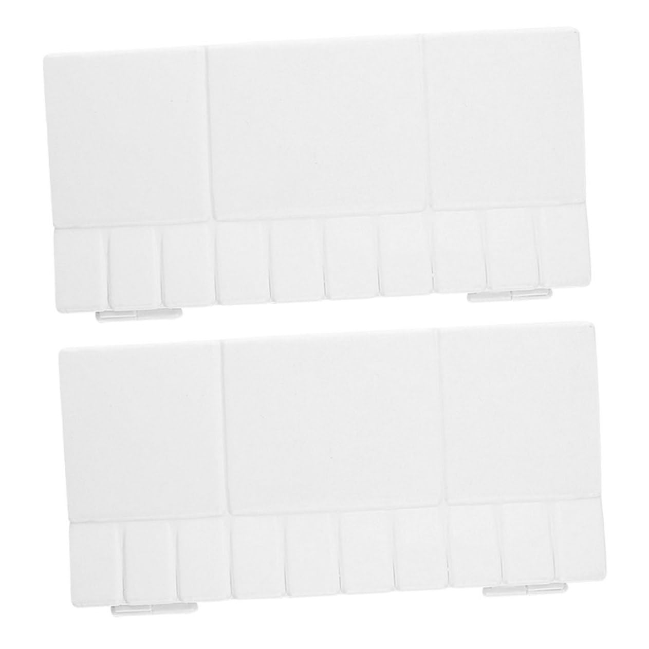 Gadpiparty 5 Series Bandeja para Paleta De Acuarelas De Colores Mixtos Paleta para Mezclar Pinturas Kit para Pintar Acuarelas Compartimentos Lata para 2 Piezas x 5