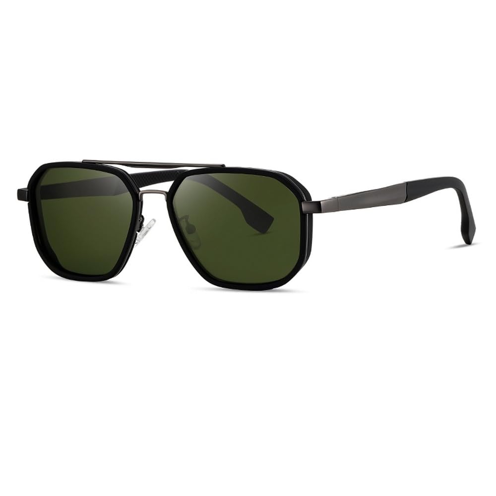 Gafas polarizadas UV400 con montura metálica, gafas de pesca para exteriores, color E