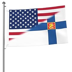 Vintage America Finnish Finland Flag