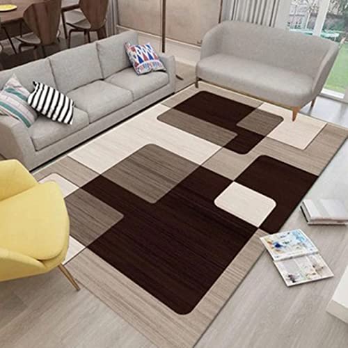 lsjdln ラグ ラグマット 洗える おしゃれ ラグ 北欧 カラー 幾何学模様 カーペット センターラグ リビングラグ 滑り止め オールシーズン マット コーヒーテーブル ラグマット ソファー ふわふわ 180*240CM リビング 160*230CM