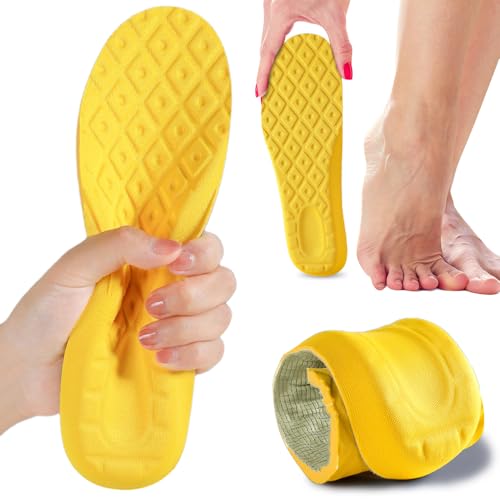 Plantillas unisex de espuma viscoelástica para soporte de arco, talla 43-45 miniatura 3