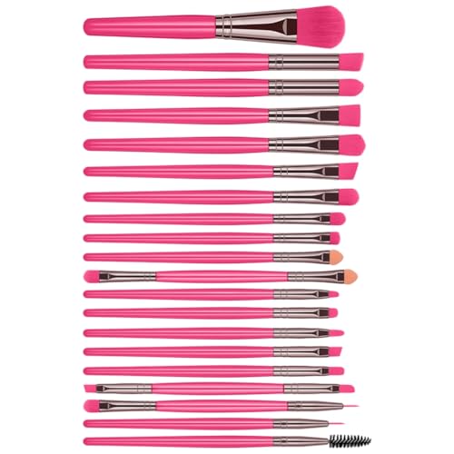 20pcs Makeup Brush Set for Women and Girls Powder Chheek Liner Face Blending Liner Cosmetic Brushes