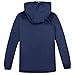 Jingle Bongala Boys Girls Lightweight Breathable Raincoat Waterproof Hooded Rain Jacket Windbreaker Easy to Fold-Navy-130