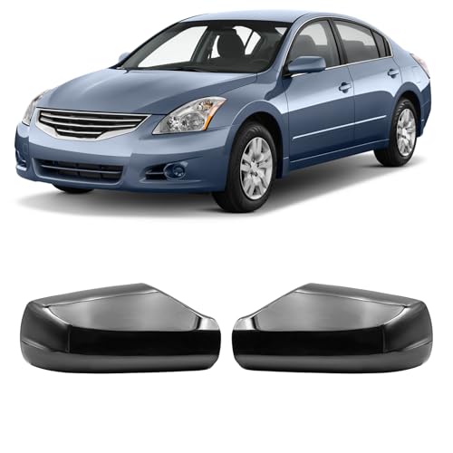 KYYET Gloss Black Side Mirror Cover Cap Fits For 2007