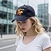 FCaw F Funny Black Bird Hats for Women Fashion Washed Distressed Baseball Caps