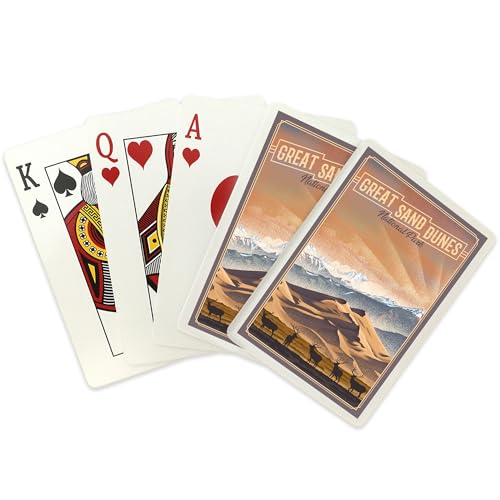 Baraja de cartas Póker 52 naipes Great Sand Dunes Colorado miniatura 2