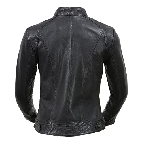 Milwaukee Leather Vintage SFL2811 Women's Black Zipper Front Motorcycle Casual Fashion Leather Jacket2
