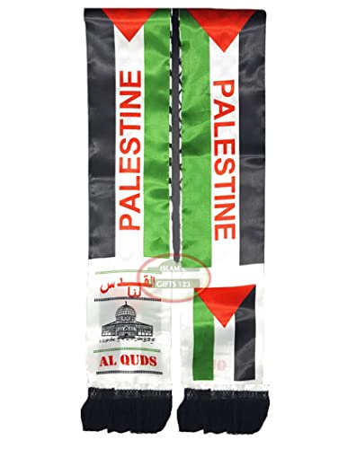 Wholesale Palestine Flag آل القدس Al Quds Jerusalem Arab KEFFIYEH Men's Scarf AL-AQSA FREE GAZA Muslim gift-Islamic Gifts1233