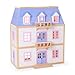 Melissa & Doug Modern Wooden Multi-Level Dollhouse With 19 pcs Furniture [White]