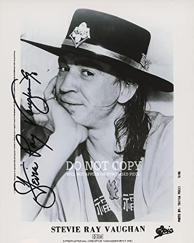 Photo Stevie Ray Vaughan 11x14 pour sublimer votre studio ou coin musique
