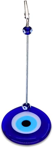 Soporte de clips para base de mal de ojo con broche de cocodrilo, nota, foto, papel, soporte para notas, colgante decorativo turco - griego - judío
