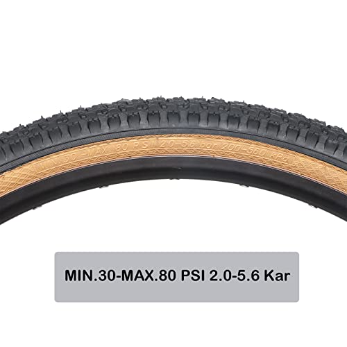 Mohegia Bike Tire 26 X 1.95 Inch,60 Tpi Folding Replacement Mountain Bicycle Tires/Skinwall #TOP3