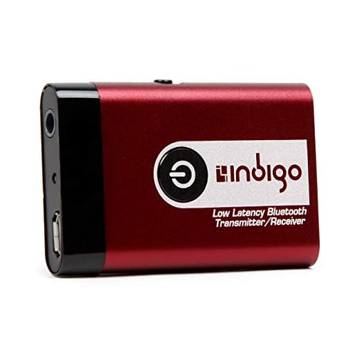 Indigo Transmitter and Receiver Low-Latency Bluetooth 2-in-1 BTR9L