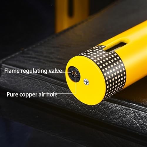 Encendedor metálico portátil con llama ajustable miniatura 6