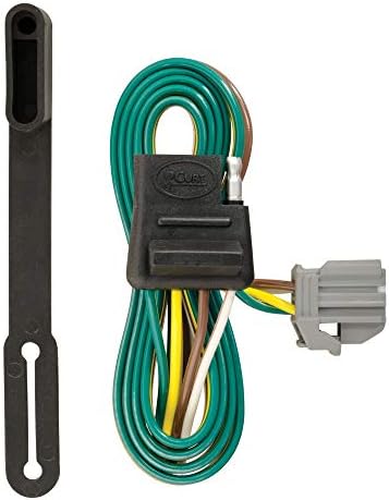 CURT 56210 Vehicle-Side Custom 4-Pin Trailer Wiring Harness, Fits Select Chevrolet Equinox, GMC Terrain