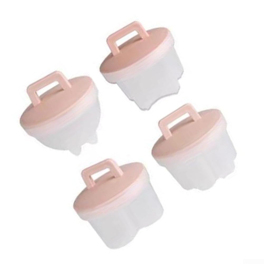 Moldes Antiadherentes 4uds Cocina Rápida Moldes Antiadherentes(pink)