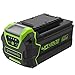 Greenworks 40V 4.0Ah Lithium-Ion Battery (Genuine Greenworks Battery / 75+ Compatible Tools)