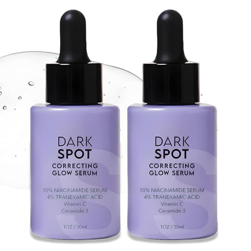 2 botellas de suero de brillo corrector de manchas oscuras, eliminador de manchas de pigmento facial, suero suave y oscuro, para reducir las manchas pigmentadas y eliminar las manchas de la edad (30