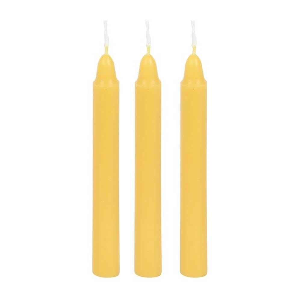 Something Different Yellow Ritual Wildflower & Lemon Candle Set (Pack Of 12) (One ) (Yellow) Size 12