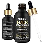 5% Minoxidil for Men and Women Hair Growth Oil, Biotin Serum, Hair Regrowth Treatment for Scalp Hair Loss, Natural, for Thicker Longer Fuller Healthier Hair 2.02 oz