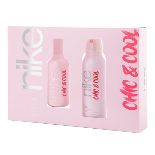 NIKE - Chic & Cool Colonia 100 ml + Desodorante 200 ml, Estuche...
