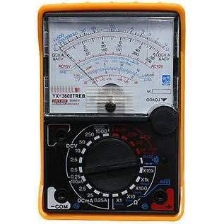 SCHOFIC YX-3600 TRE Analog Multimeter with Mirror Scale/HFE For Measuring Resistance, Voltage, Transistor and Diode (B0B4PD4VF8) Amazon Price History, Amazon Price Tracker