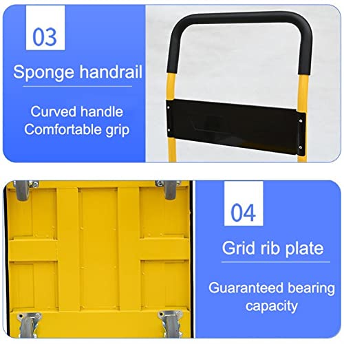 Carretilla de mano plegable con capacidad 400 kg miniatura 6