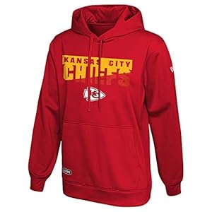 New Era NFL Men’s Scoreboard Pullover Performance Hoodie, Pro Football Fleece Hoodie, Kansas City Chiefs, XX-Large