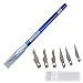 Produktbild Knives - 6 Blades Carve Knife Extra Backup Sculpture Engrave Graver Cutter Craft Wood Cut Scorper Sculpte - Retractable Wiper Carve Benys Scalpel Basswood Scorper Craft Hobby Basic Paper Titan