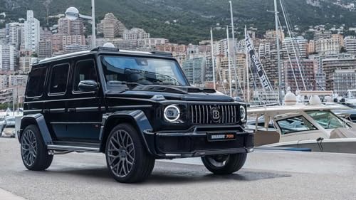 Image of SPITEN Brabus 700 Model Car Gwagon 1:32 Exclusive Alloy Metal Pull Back Die-cast Car Diecast Metal Pullback Toy car with Openable Doors & Light Music【Colors as Per Stock】(Multicolour)