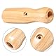 YARNOW 2stücke Holz Foosball Tischgriffe Langlebige Griffpartien Für Tischfußball Octagonale Handhabung Für Indoor-Spiele Fußball Zubehörteile Für Mini-Spiele