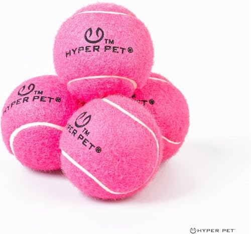 Image of Hyper Pet Mini Extra Small Tennis Balls for Dogs, 1.75 Inch, 8 Pack, Pink