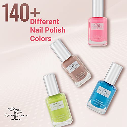 Karma Organic Nail Polish - Quick Dry Nail Lacquer, Non-Toxic, Vegan, And Cruelty-Free Nail Paint Art For Adults & Kids - No Toluene, No Formaldehyde, No Dbp, And Free Of Tphp (Nude Totes Southampton, 0.43 Fl Oz.) #TOP6