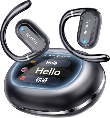 TransAI Smart Display Translation Earbuds