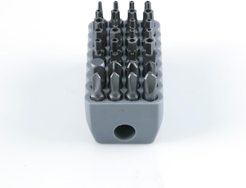 Klein Tools 32525 Tamperproof Bit Set, 32-Piece, Magnetic, TORX, Hex, Spanner, TORQ, Triwing Screwdriver Bits