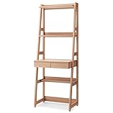 [ベルメゾン] デスク 壁面デスク 天然木 パソコンデスク 机・デスク ナチュラル