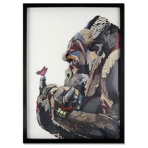 ADM 3D Effect Gorilla with Butterfly Painting Cover