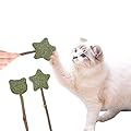 Cat Catnip Sticks,Catnip Lollipop,Cat Catnip Sticks Toys,Sticks Cat Dental Chews,Catnip Lollipop Cat Toys,Cat Chew Toys for Cats Kitten Kitty,Cat Treats Catnip Toys for Cat Teeth Cleaning,2 Pack