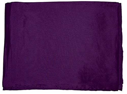 Wyoming Traders Wild Rag Solid Silk Plum, 34 inch