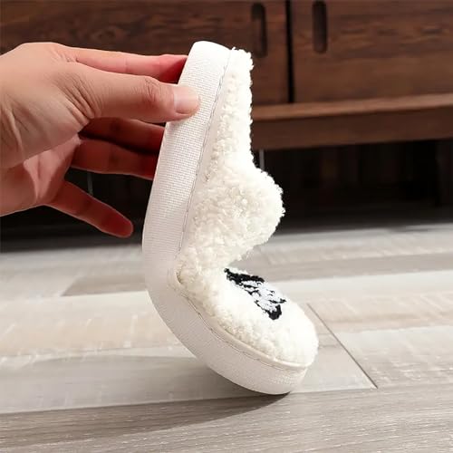 Image of Women's Men's Cute Frog Slippers Fuzzy Memory Foam Kawaii Cartoon Animal Slippers Winter Warm Fluffy Shoes