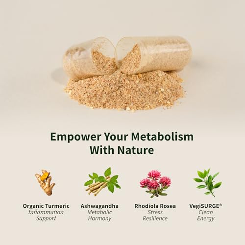 Snap Supplements Energy & Metabolism Herbal Complex for Fatigue, Stress Relief, Energy Booster & Better Mood, Energy Pills for Women & Men, 60 Capsules (30 Servings, 1 Month Supply) - Image 5