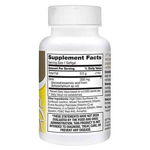 21St Century Prenatal Dha Softgels, 30 Count #TOP4