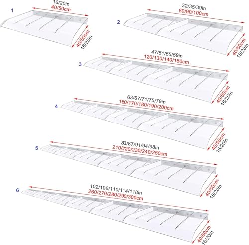 Auvent en PVC transparent pour abriter la terrasse du vent