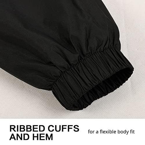 Lansbojun Mens Windbreaker Jackets Hooded Water-resistant Wind Breakers Casual Sportswear4